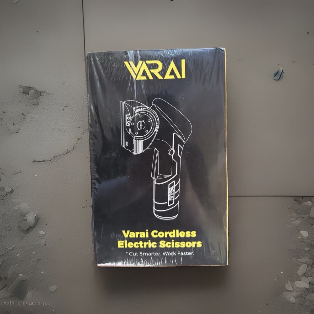 VARAI Cordless Electric Scissors – Rechargeable Cardboard & Fabric Cutter – NEW